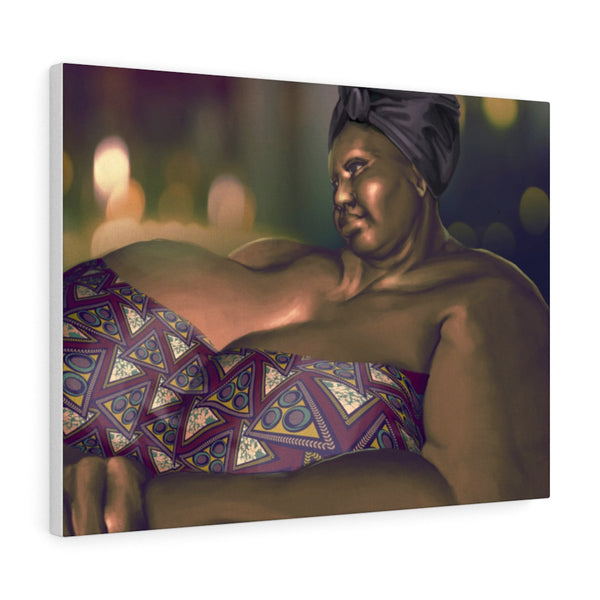 Unbothered Canvas Print