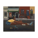 Roller Skatin' Canvas Print