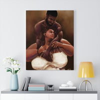 Hug From Behind Canvas Print